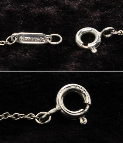 美品 ティファニー ネックレス K18 SV925 1837 インターロッキングサークル レディース TIFFANY&Co.