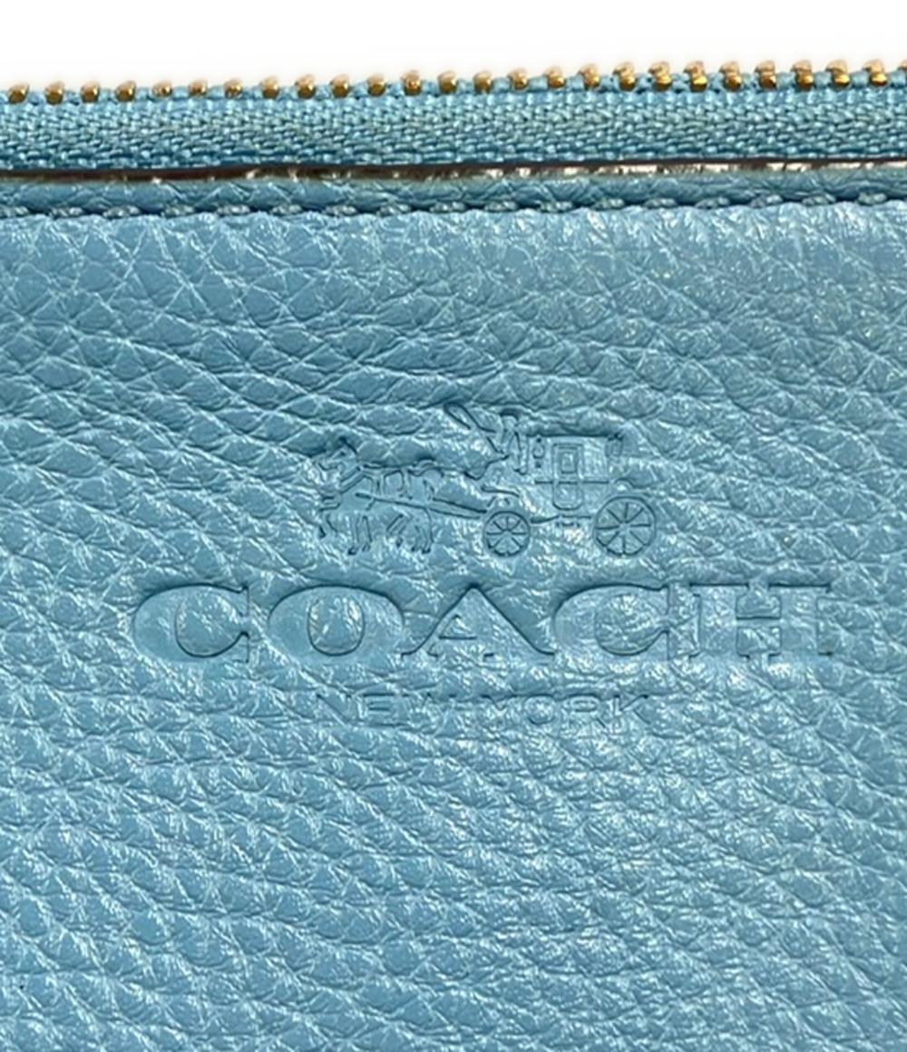 ＊1913 COACH ポーチバックと財布　ロゴ　ブルー　値下げ可能 COACH ポーチ 長財布 レディース コーチ – Rehello by BOOKOFF