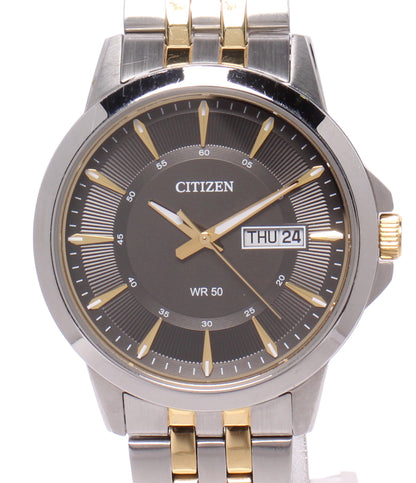 CITIZEN 腕時計 クオーツ グレー メンズ シチズン