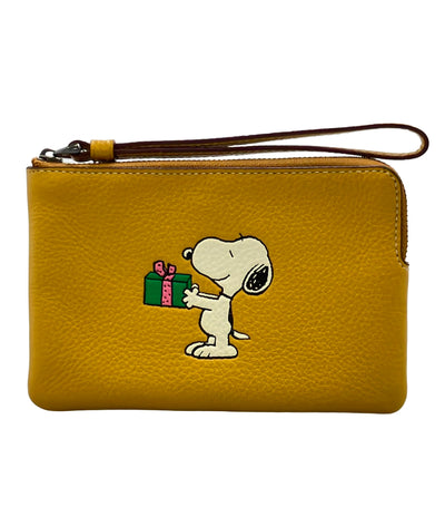 美品 COACH PEANUTS ポーチ レディース コーチ ピーナッツ