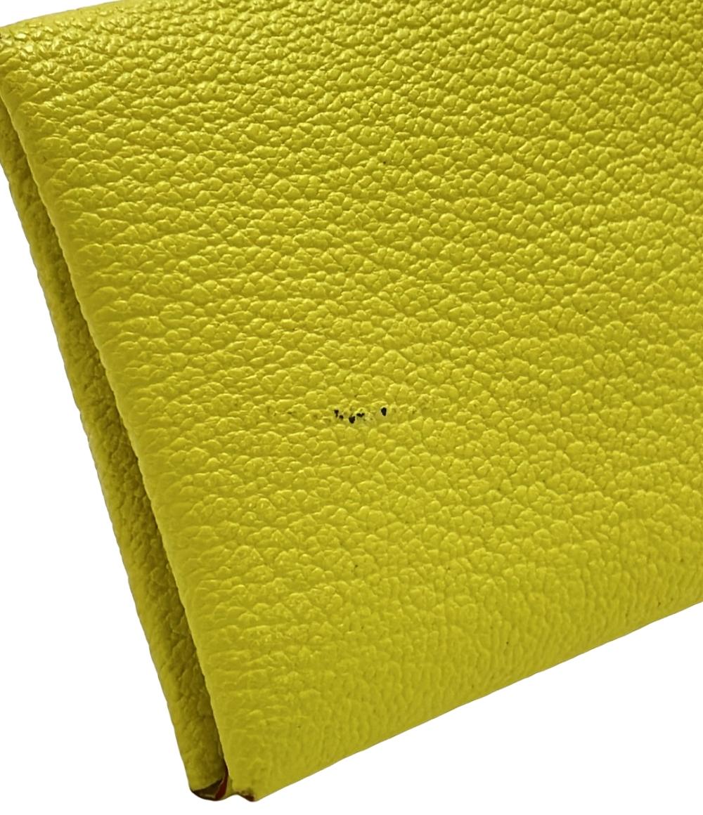 エルメス カードケース ◻︎O刻印 シルバー金具 ガルヴィ ユニセックス HERMES