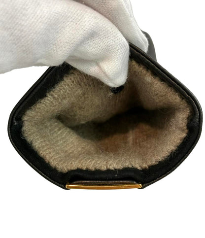 サルヴァトーレフェラガモ レザー手袋 カシミヤ100% レディース Salvatore Ferragamo