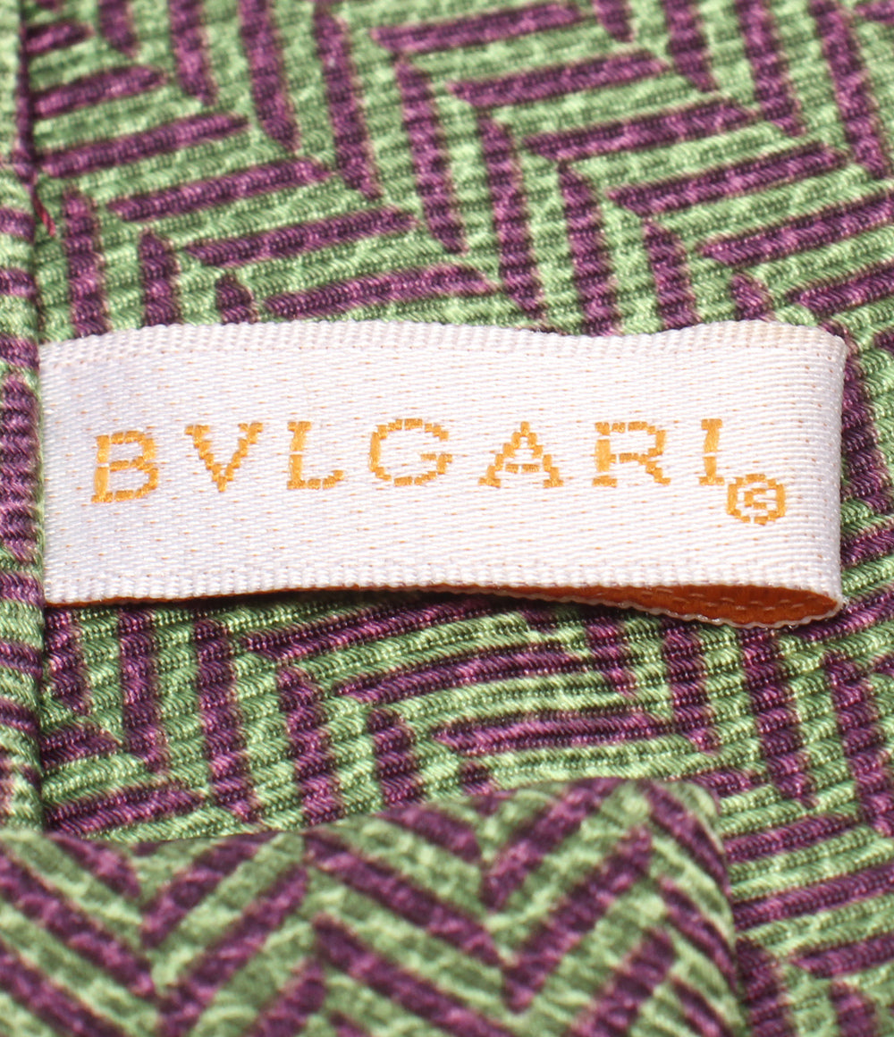 BVLGARI ネクタイ シルク100％ メンズ ブルガリ