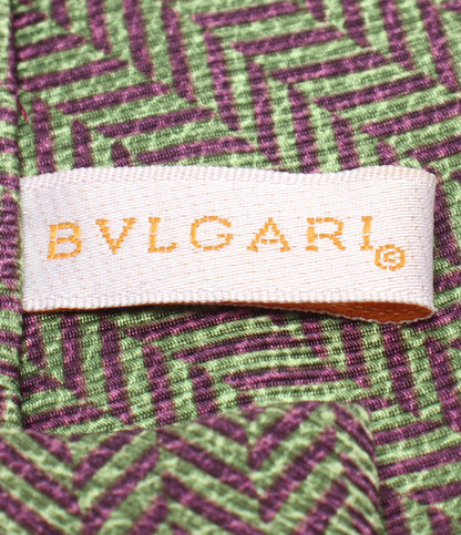 BVLGARI ネクタイ シルク100％ メンズ ブルガリ