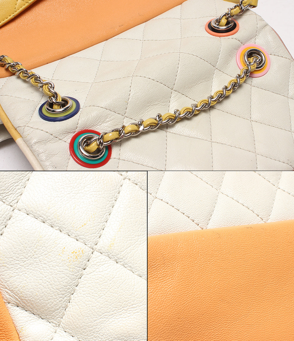 CHANEL リュック バックパック シルバー金具 マトラッセ シングル