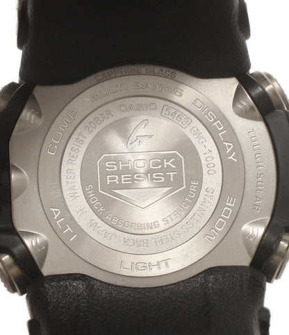 CASIO 腕時計 マッドマスター MUDMASTER G-SHOCK 電波ソーラー ソーラー ブラック GWG-1000 メンズ カシオ