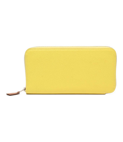 エルメス ラウンドファスナー長財布 Y刻印 シルバー金具 シルクイン アザップロング レディース HERMES