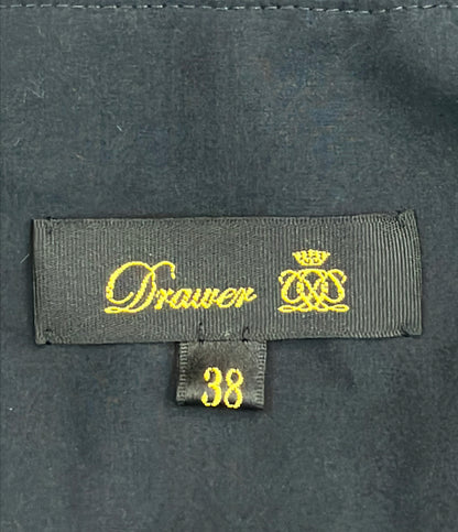 Drawer 半袖 コットンタイプライター バルーンワンピース 6526-299-1352 レディース SIZE 38 (S) ドゥロワー