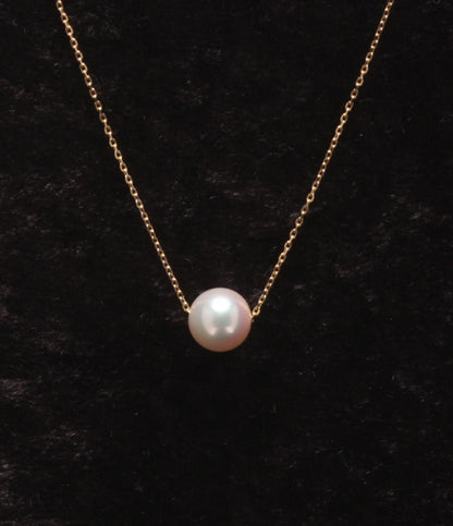 美品 TASAKI ネックレス K18 パール 7.6mm レディース タサキ