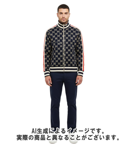 GUCCI トラックジャケット GGジャカード GG総柄 18AW GG Jacquard Cotton Jacket 496919 X9V05 メンズ SIZE L グッチ
