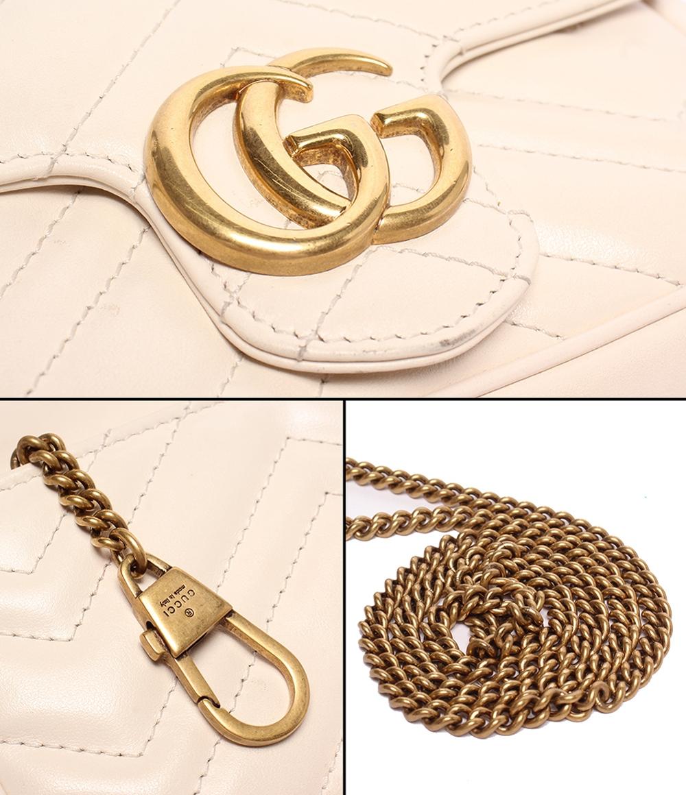 GUCCI チェーンショルダーバッグ 斜め掛け GGマーモント 476433