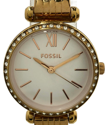 フォッシル 腕時計 クオーツ ホワイト BQ3592 レディース FOSSIL