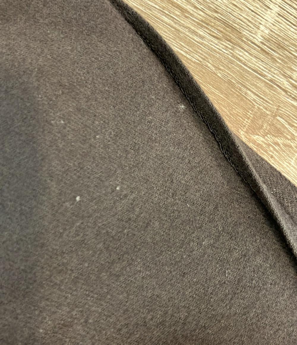 Y's 巻きスカート ロングスカート 3 ウール ラップ ブラウン YR-S23-196 レディース SIZE 3 ワイズ