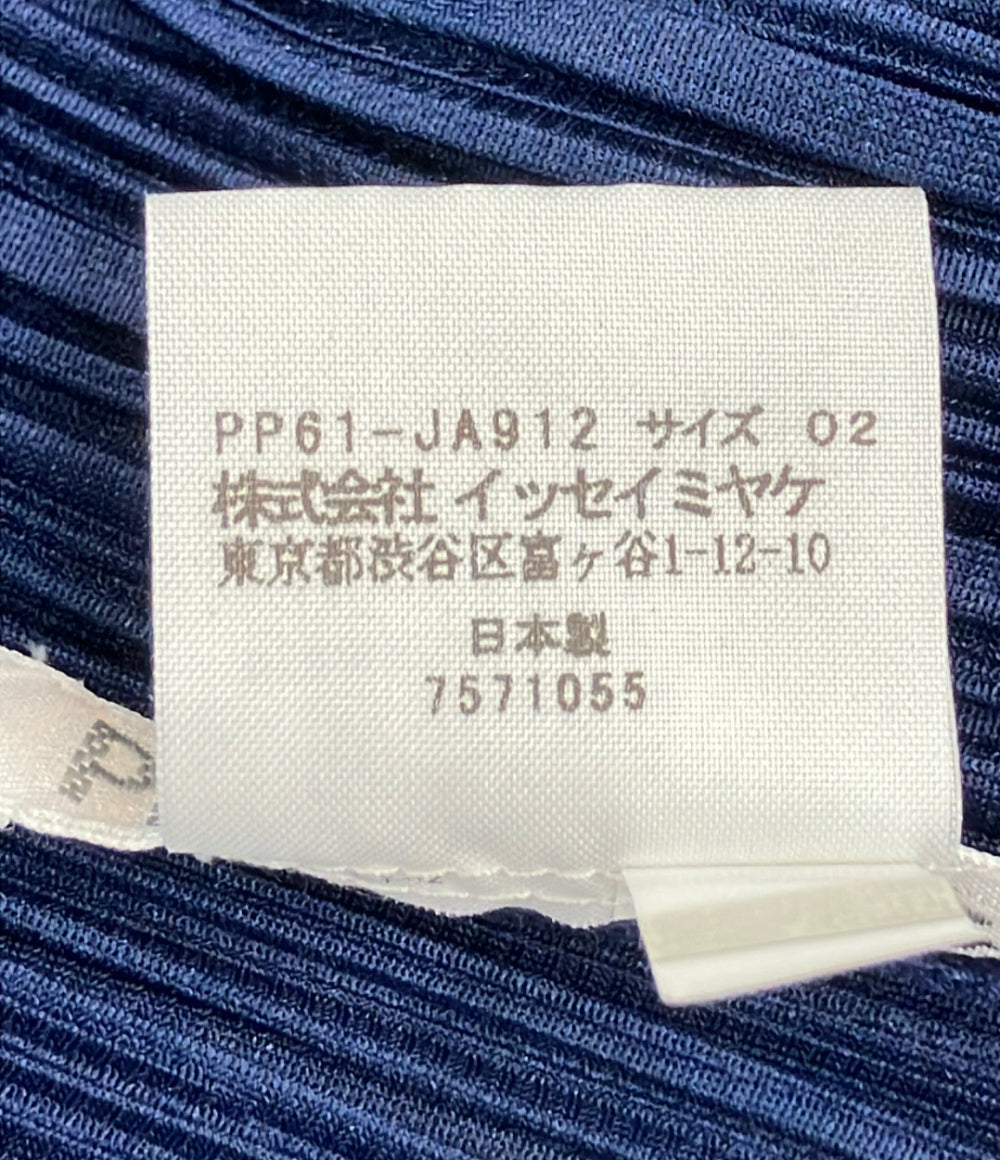 PLEATS PLEASE 長袖 プリーツロングカーディガン レディース SIZE 02 プリーツプリーズ
