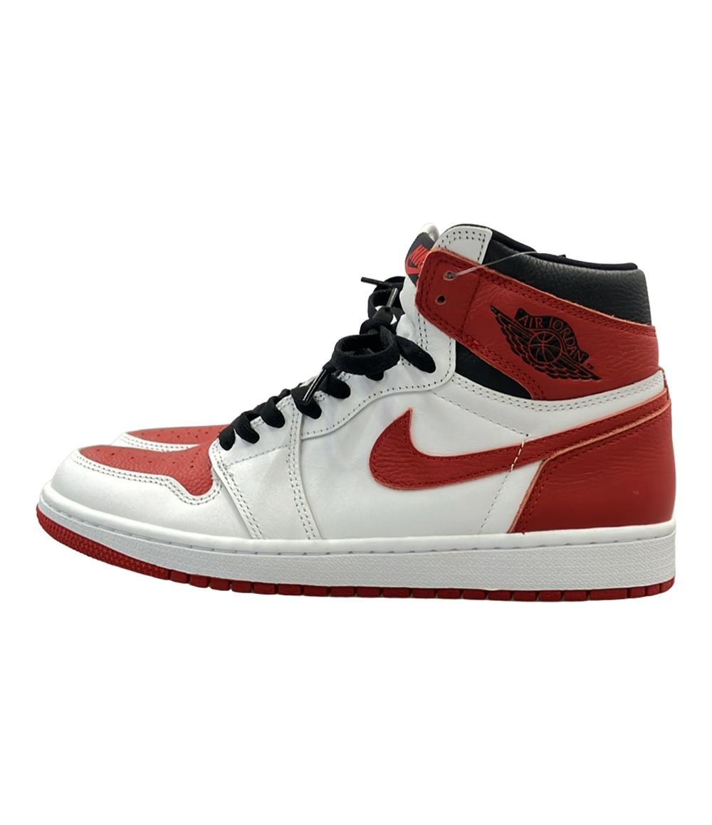 美品 NIKE ハイカットスニーカー AIR JORDAN 1 RETRO HIGH OG 555088-161 メンズ SIZE 27.0 (L) ナイキ