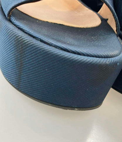 Gianvito Rossi サンダル クロスストラップ 厚底 レディース SIZE 35 1/2 (22.5cm) ジャンヴィトロッシ