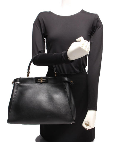 フェンディ レザー ハンドバッグ ゴールド金具 ピーカブー 8BN2903ZNF0KUR レディース FENDI