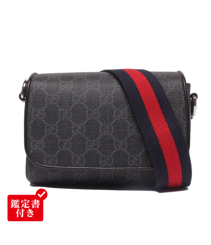 美品 GUCCI ショルダーバッグ 斜め掛け GGスプリーム 791741 1147 メンズ レディース グッチ
