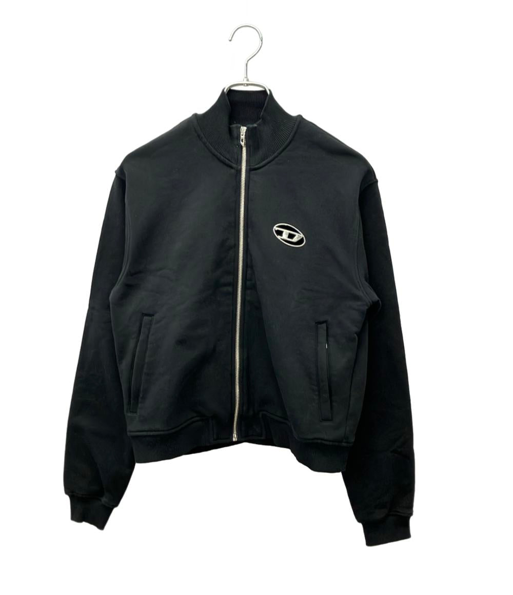 DIESEL (ディーゼル) オーバルDメタルロゴ ジップアップスウェット
