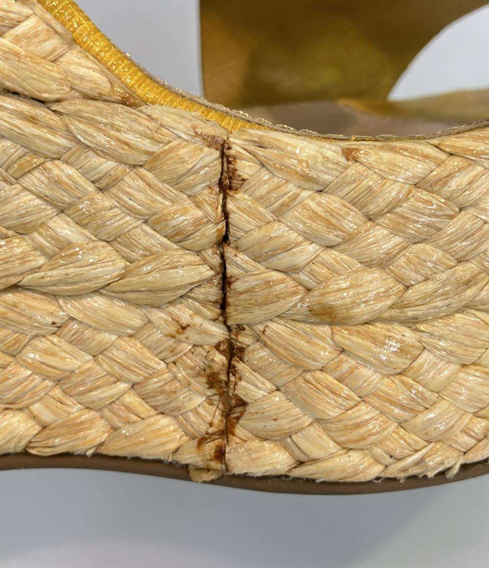 訳あり セルジオロッシ ウェッジソールサンダル レディース SIZE 35 1/2 (S) Sergio Rossi