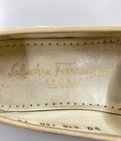 Salvatore Ferragamo ローファー ガンチーニ レディース SIZE 7 1/2 サルヴァトーレフェラガモ