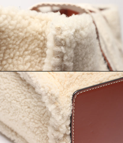 Chloe トートバッグ ウッディ シープスキンバッグ レディース クロエ