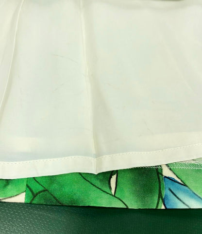 訳あり アナイ ボタニカル柄ノースリーブフレアミディアムワンピース レディース SIZE 38 (S) ANAYI