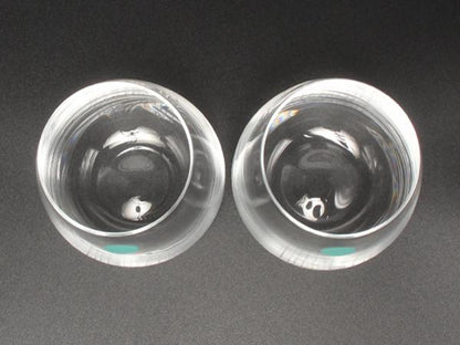 美品 TIFFANY&Co. グラス タンブラー 2点セット ペア TCO ティファニー