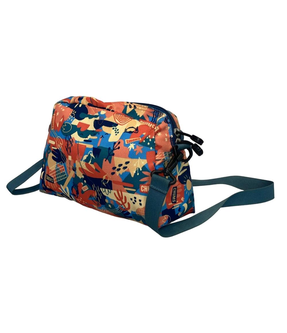 CHUMS ショルダーバッグ 斜めがけ ロゴ リサイクル ショルダーポーチ メンズ レディース チャムス