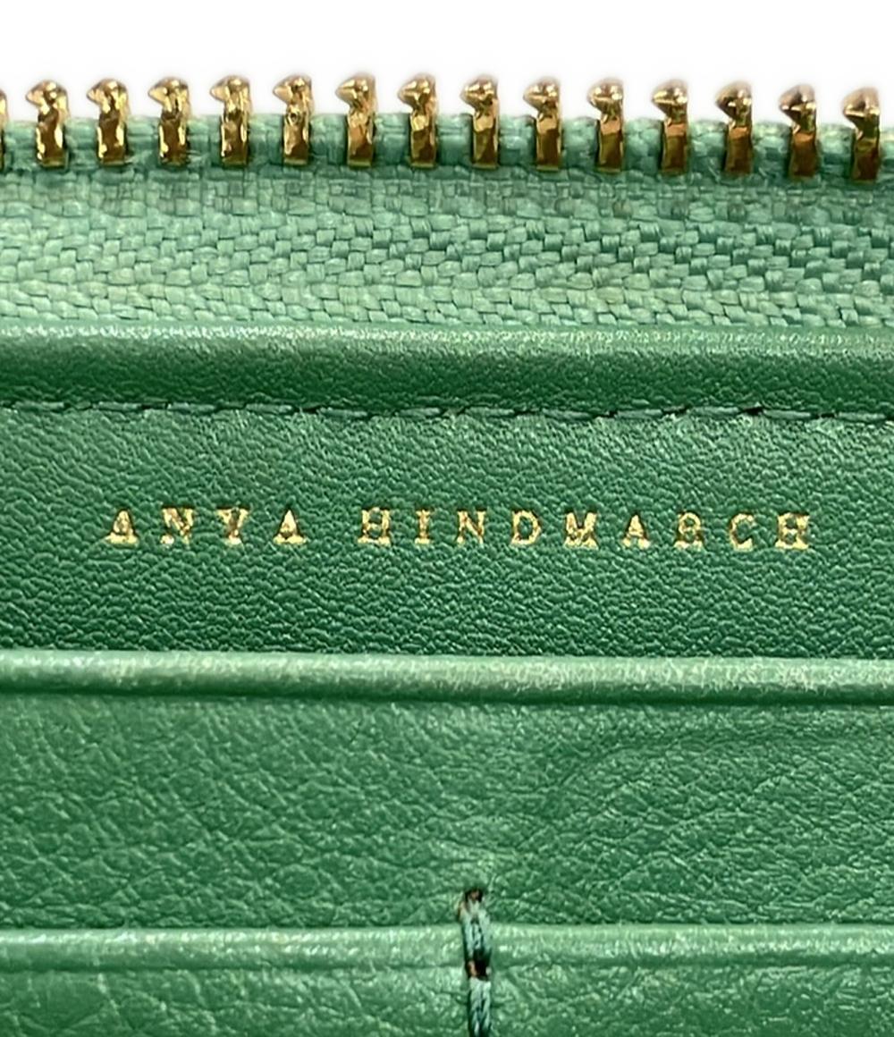 Anya Hindmarch ラウンドファスナー長財布 スタッズ レディース アニヤ・ハインドマーチ