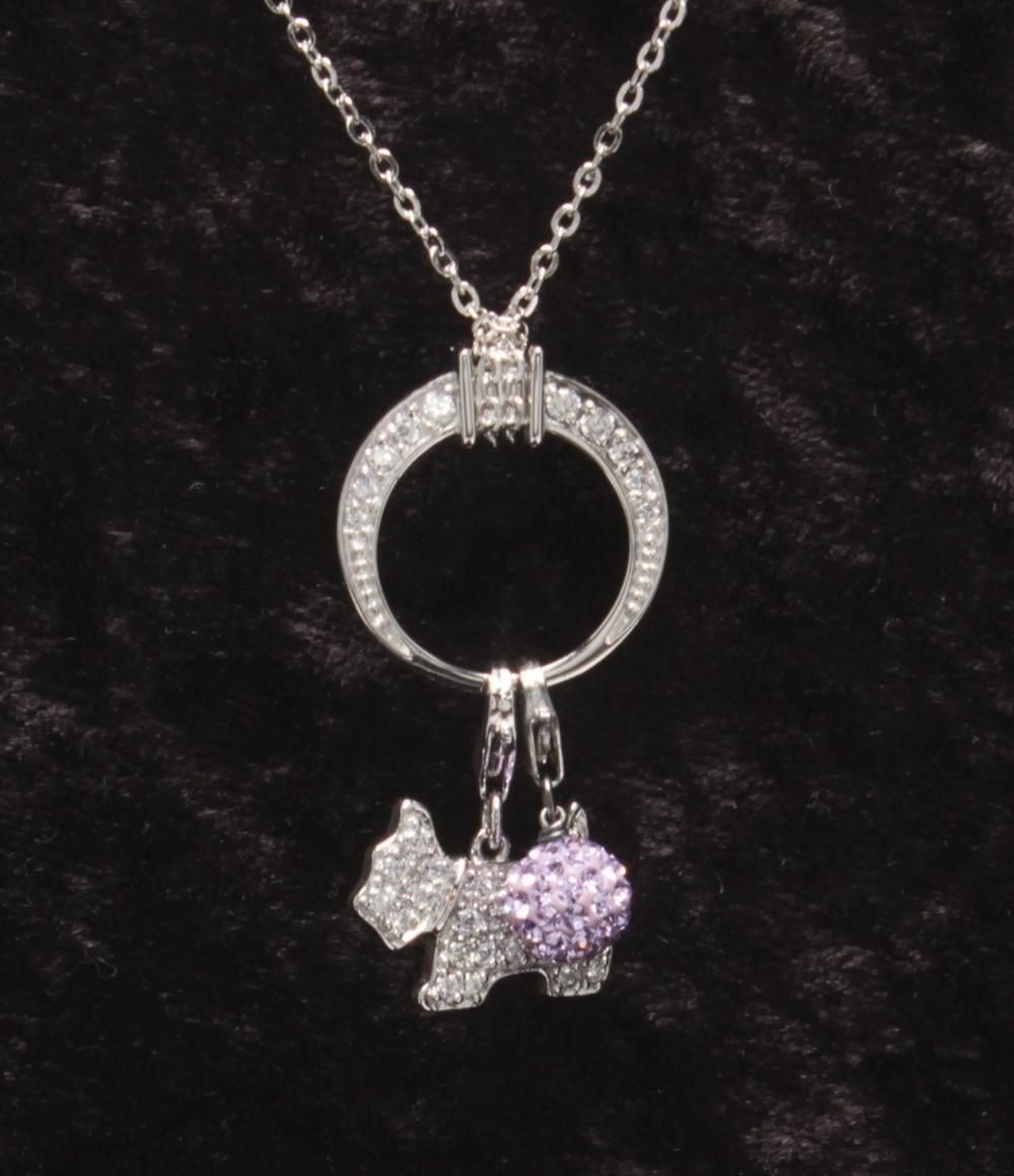 AGATHA ネックレス SV925 犬モチーフ ドッグモチーフ レディース アガタ