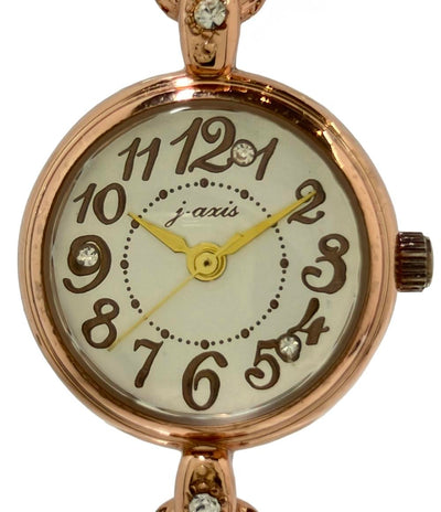 J-AXIS 腕時計 クオーツ シルバー BL1068 レディース ジェイ アクシス