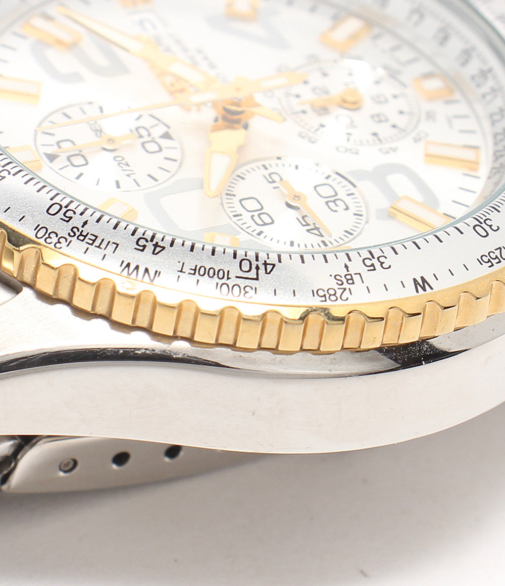 SEIKO 腕時計 クオーツ シルバー 7T92-0CF0 メンズ セイコー
