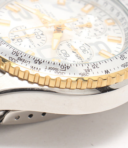 SEIKO 腕時計 クオーツ シルバー 7T92-0CF0 メンズ セイコー