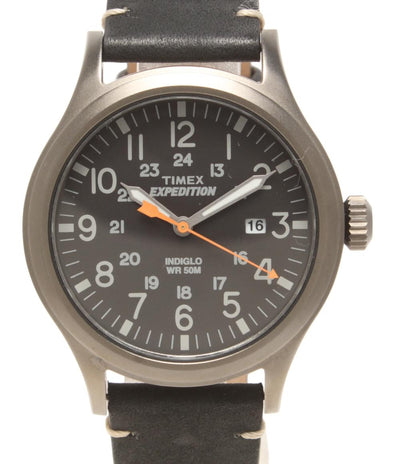 TIMEX 腕時計 エクスペディションスカウト40 クオーツ ブラック系 TW4B01900 メンズ タイメックス