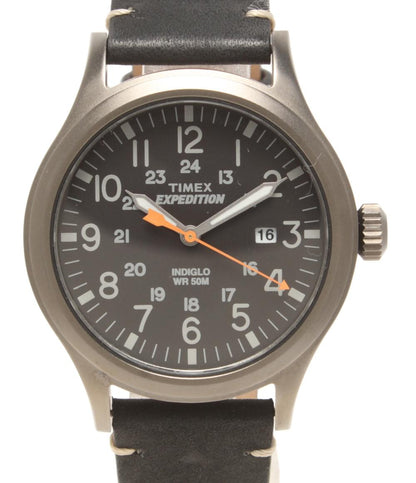 TIMEX 腕時計 エクスペディションスカウト40 クオーツ ブラック系 TW4B01900 メンズ タイメックス