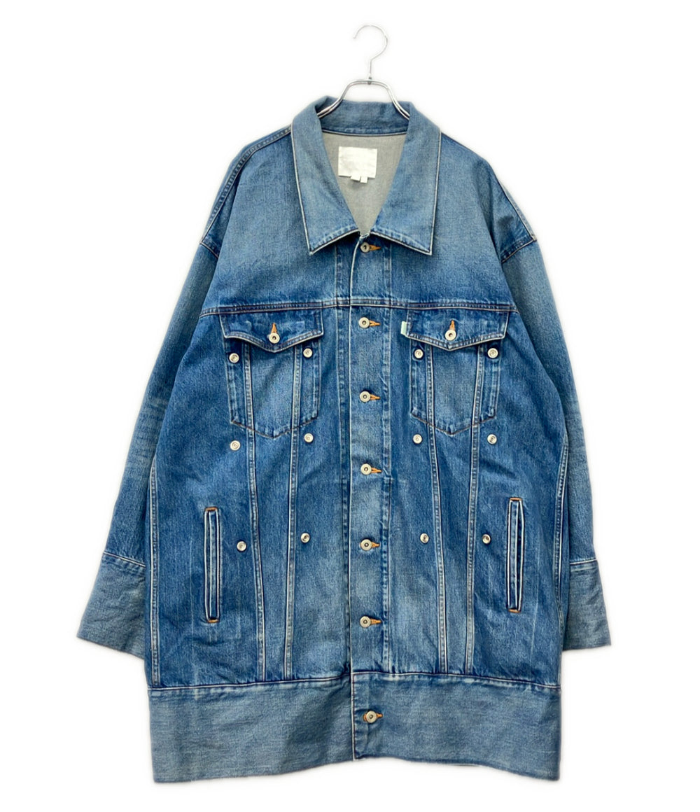 BASE MARK オーバーサイズ デニムジャケット メンズ SIZE M ベースマーク