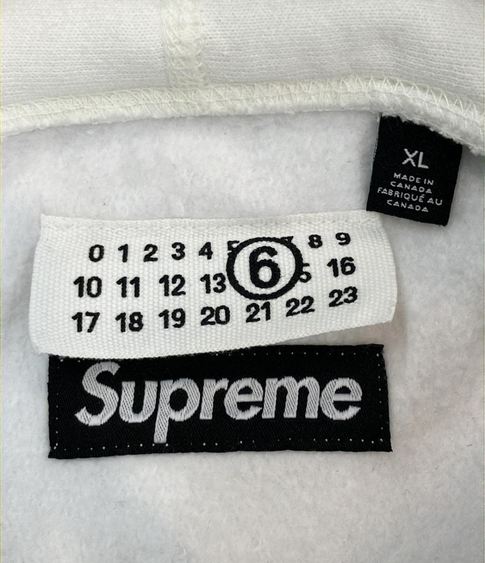 シュプリーム×エムエムシックス ロゴパーカー メンズ SIZE XL supreme×MM6