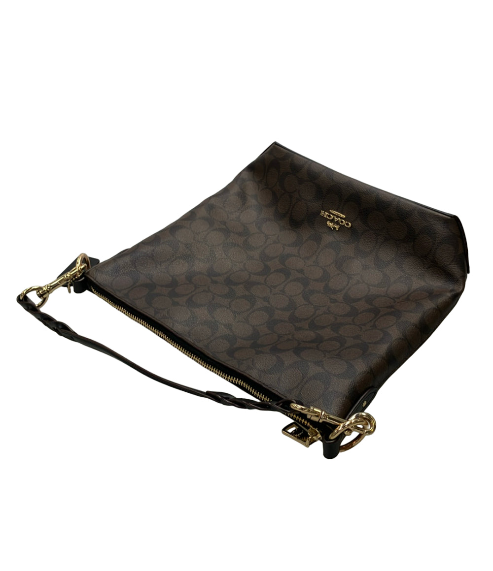 美品 COACH 2way ショルダーバッグ 肩掛け 斜め掛け シグネチャー F31477 レディース コーチ