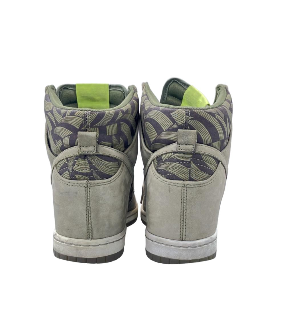 NIKE ハイカットスニーカー インヒール ダンク スカイ ハイ 543217-200 レディース SIZE 25.0 (XL) ナイキ