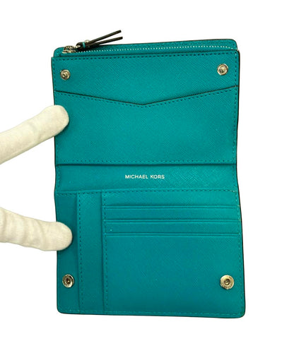 美品 MICHAEL KORS 二つ折り財布 花柄 レディース マイケルコース