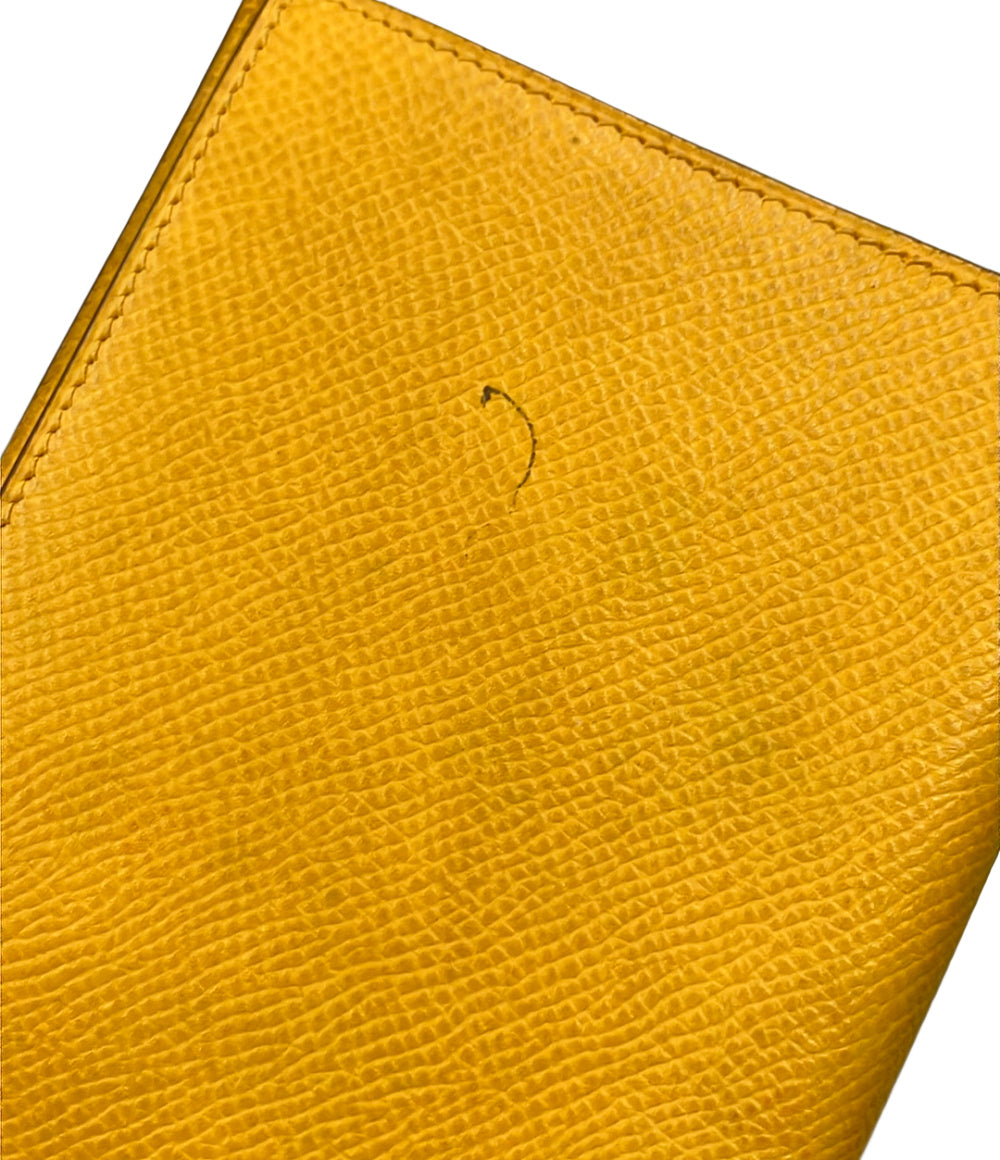 HERMES 手帳カバー シルバー金具 □L刻印 アジェンダ PM レディース エルメス
