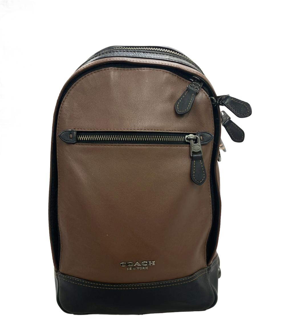 COACH ボディバッグ ワンショルダーバッグ 斜め掛け レザー