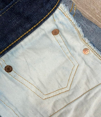 Levi's デニムパンツ アメリカンカジュアル リンス加工 モダン スリム ボタンフライ 復刻版 Vintage Clothing 1947 501XX PC9-47501-0225 メンズ