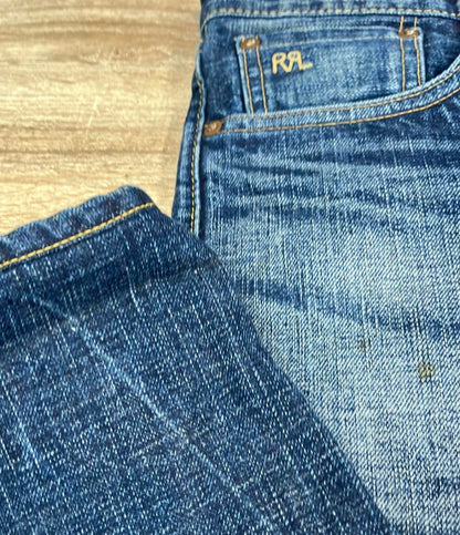 RRL RALPH LAUREN デニムパンツ  SELVEDGE DENIM SLIM FIT USED ヴィンテージ 加工 メンズ SIZE 31 30 (M) ダブルアールエルラルフローレン
