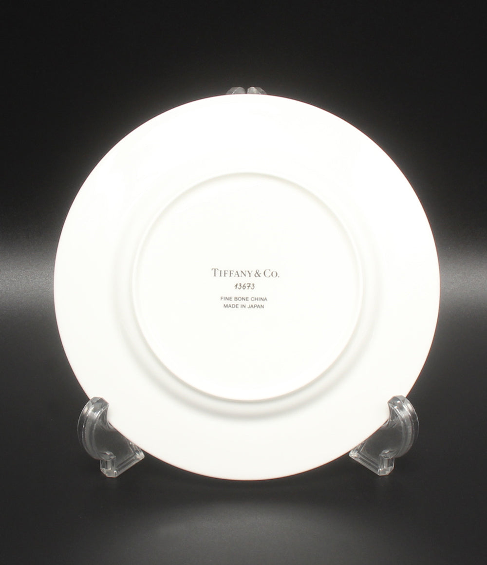 美品 Tiffany & Co. プレート 皿 16cm ウィートリーフ ティファニー