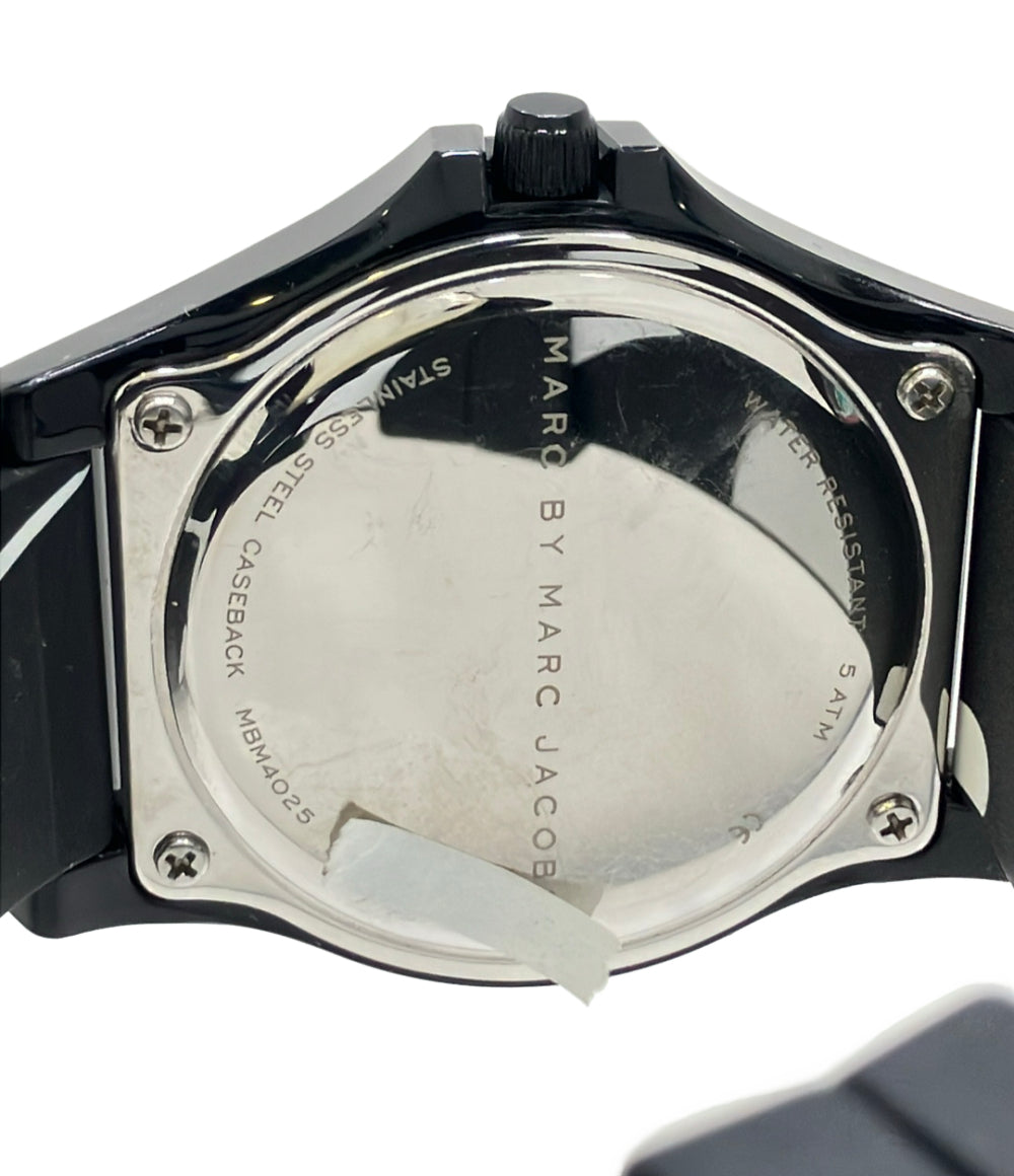 MARC BY MARC JACOBS 腕時計 クオーツ ブラック MBM4025 メンズ マークバイマークジェイコブス