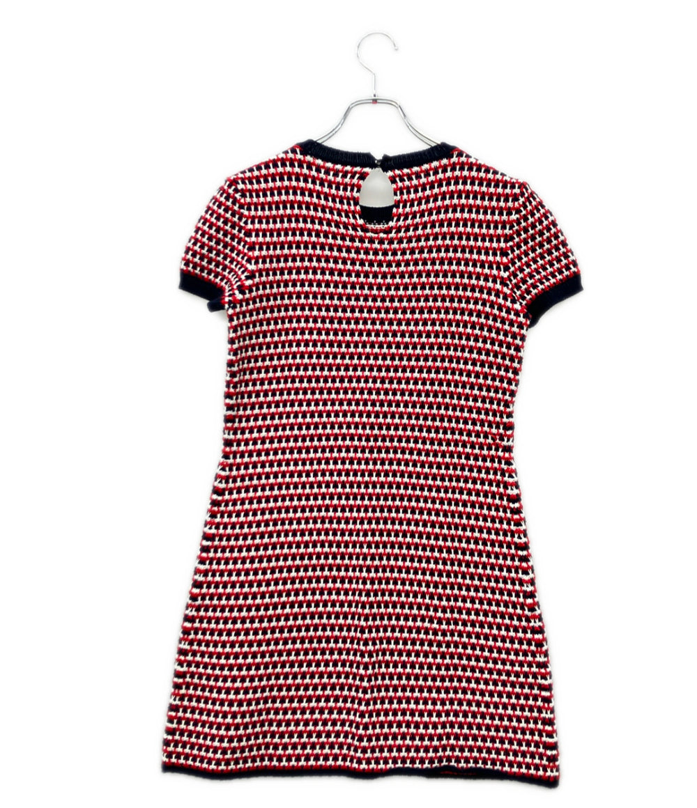 Miu Miu 半袖 ニット ワンピース MMA543 レディース SIZE 42 (M) ミュウ ミュウ