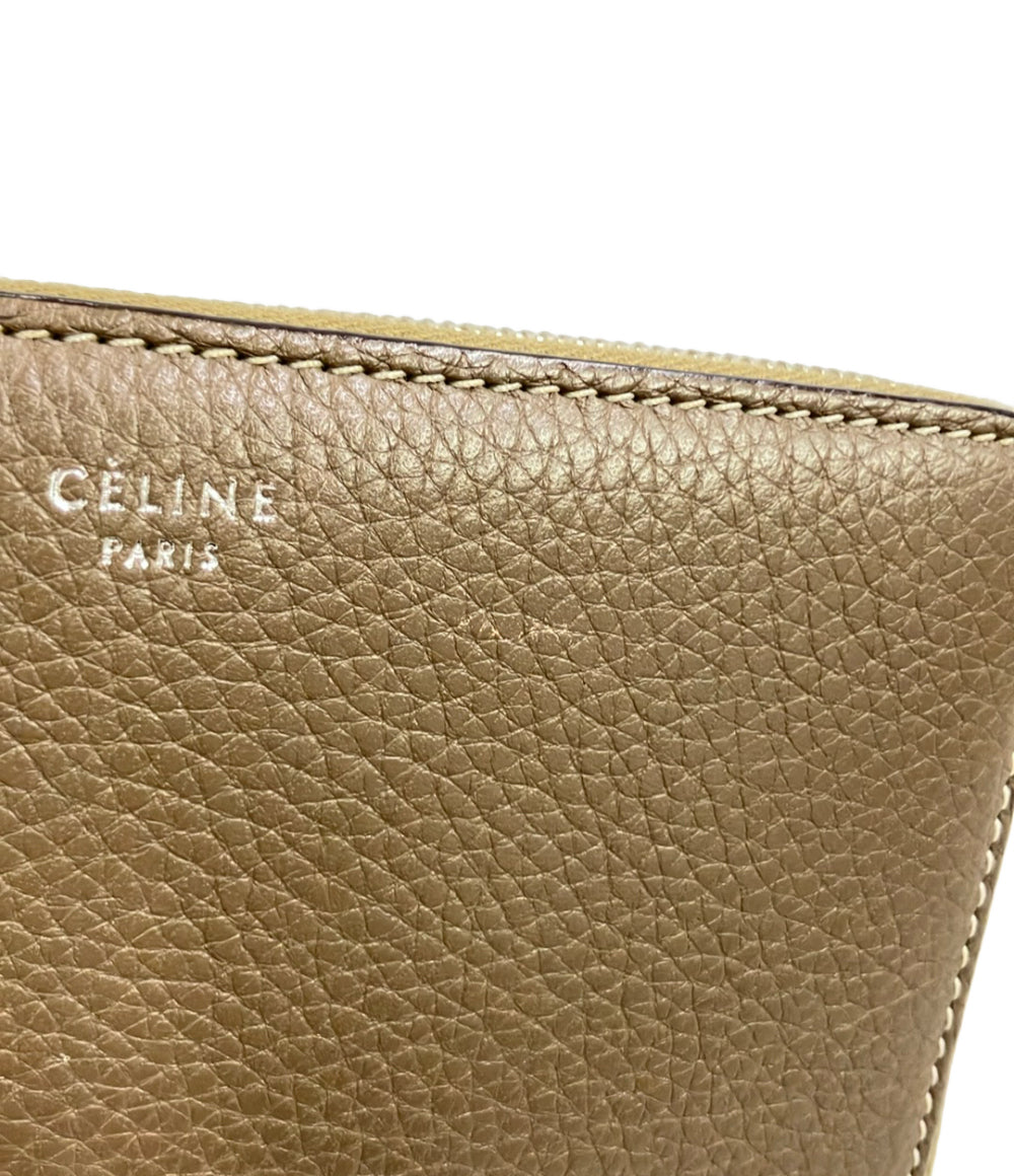 CELINE ラウンドファスナー二つ折り財布 レディース セリーヌ