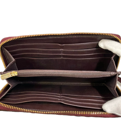 COACH ラウンドファスナー長財布 ミニシグネチャー レディース コーチ